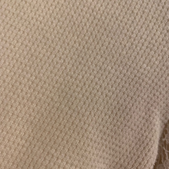 Lucky Brand women’s Cream Long Sleeve Top. Size Large. $10 - Picture 5 of 7